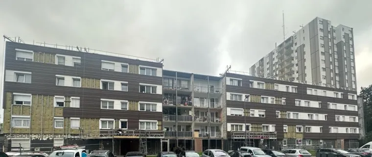 Changement de fenêtres extérieures à Villeneuve d'Ascq - Résidence CORNEILLE, Lens, MHL